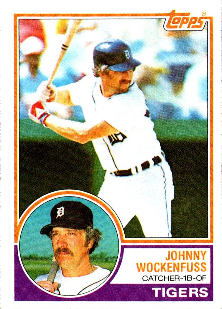 1983 Topps Johnny Wockenfuss
