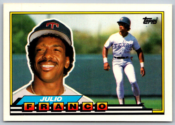 1989 Topps Big Julio Franco #288