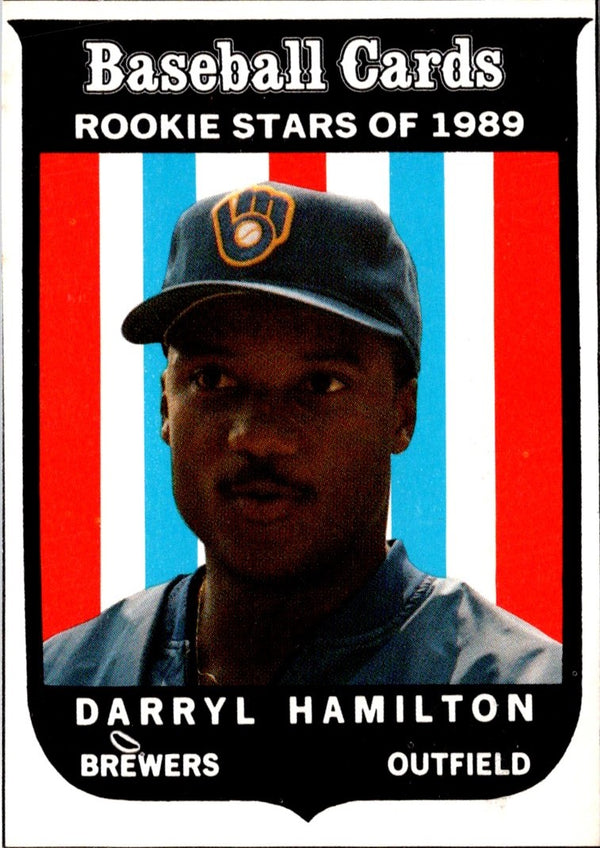 1989 Baseball Card Magazine '59 Topps Replicas Darryl Hamilton #28