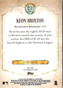 2018 Topps Gypsy Queen Keon Broxton