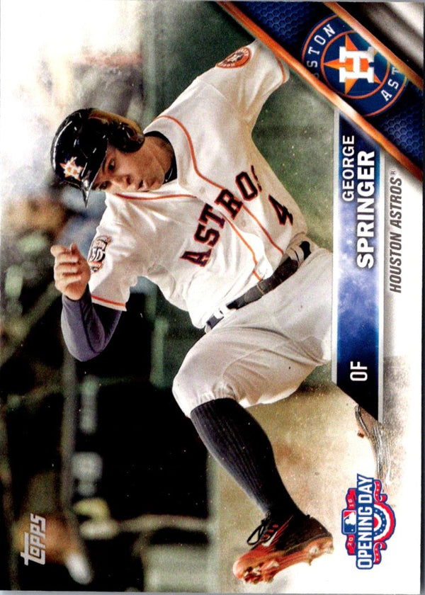 2016 Topps Opening Day George Springer #OD-73