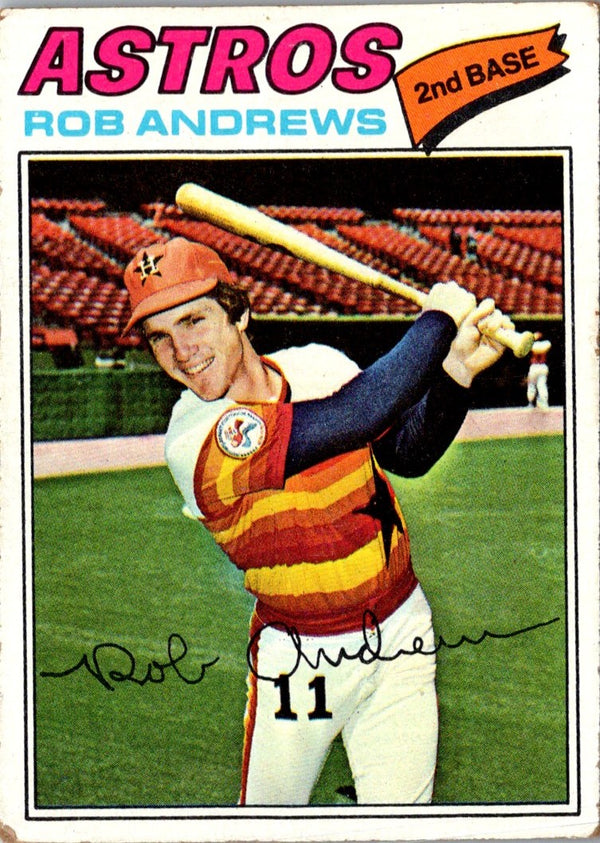 1977 Topps Rob Andrews #209