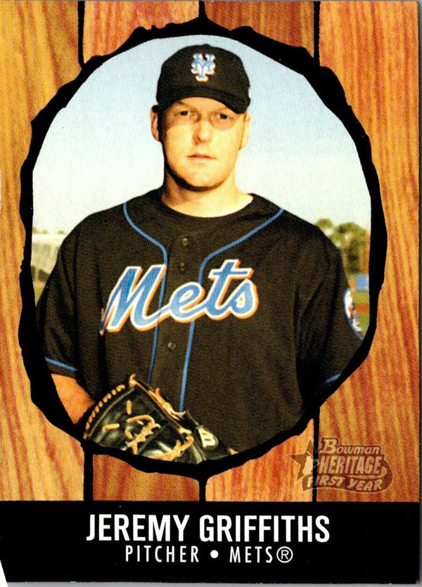 2003 Bowman Heritage Jeremy Griffiths #187 Rookie