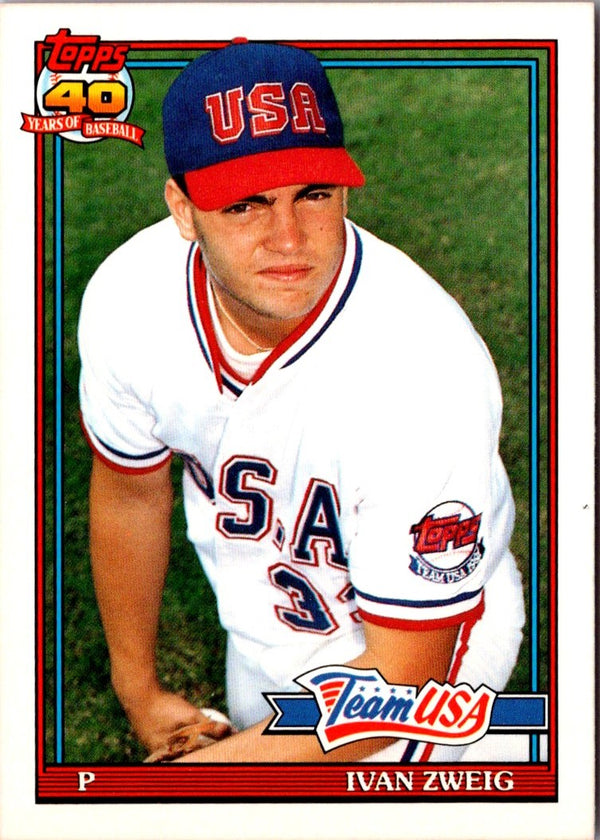 1991 Topps Traded Ivan Zweig #131T Rookie