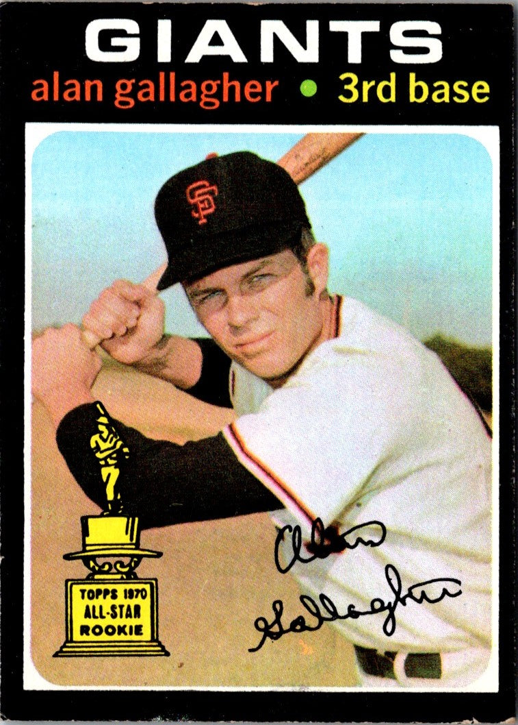 1971 Topps Alan Gallagher