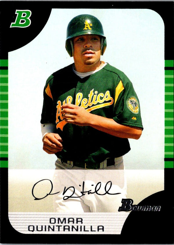 2005 Bowman Autographs Omar Quintanilla #141 Autograph