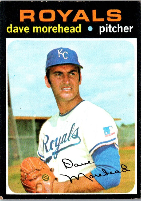 1971 Topps Dave Morehead #221 VG