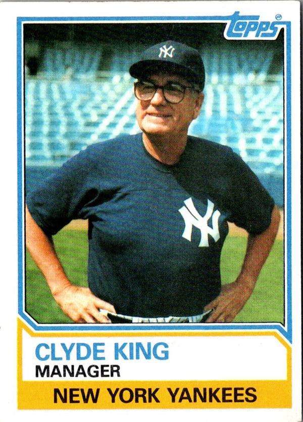 1983 Topps Clyde King #486