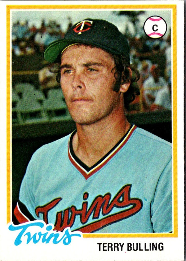 1978 Topps Terry Bulling #432 Rookie