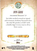 2018 Topps Gypsy Queen Jon Gray