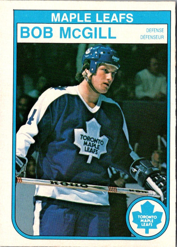 1982 O-Pee-Chee Bob McGill #327 Rookie