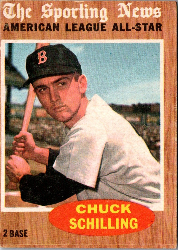 1962 Topps Chuck Schilling #467 VG-EX