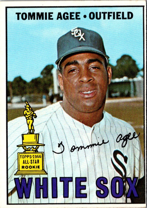 1967 Topps Tommie Agee #455 VG-EX