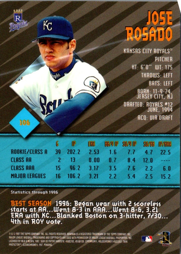 1997 Bowman's Best Jose Rosado