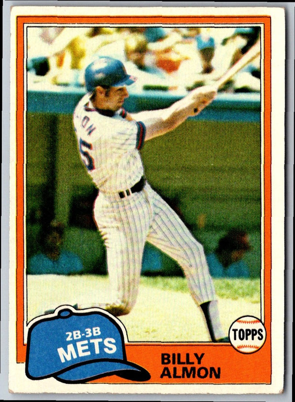 1981 Topps Billy Almon #163