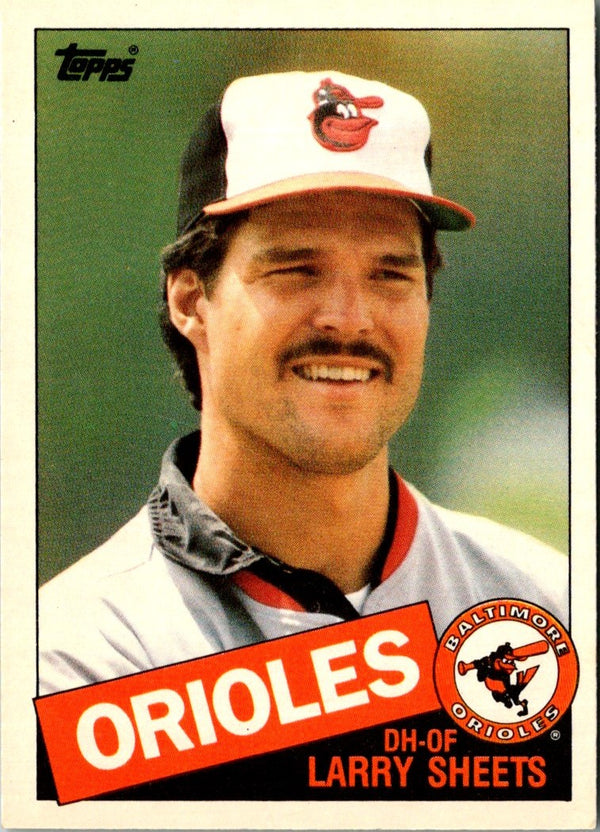 1985 Topps Traded Larry Sheets #106T
