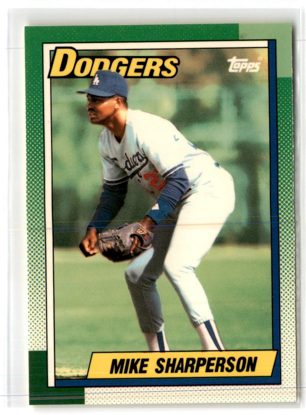 1990 Topps Tiffany Mike Sharperson #117