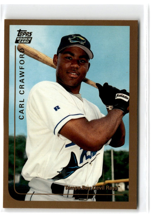 1999 Topps Traded Rookies Carl Crawford #T75 Rookie