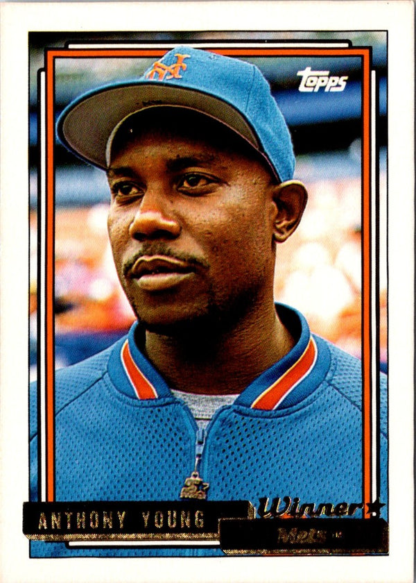 1992 Topps Gold Winners Anthony Young #148