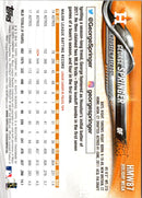 2018 Topps Holiday Metallic Snowflake George Springer