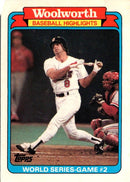 1989 Topps Baseball Talk/LJN 1988 World Series Game 1 Dodgers & A's