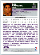 2003 Topps Dan Gadzuric