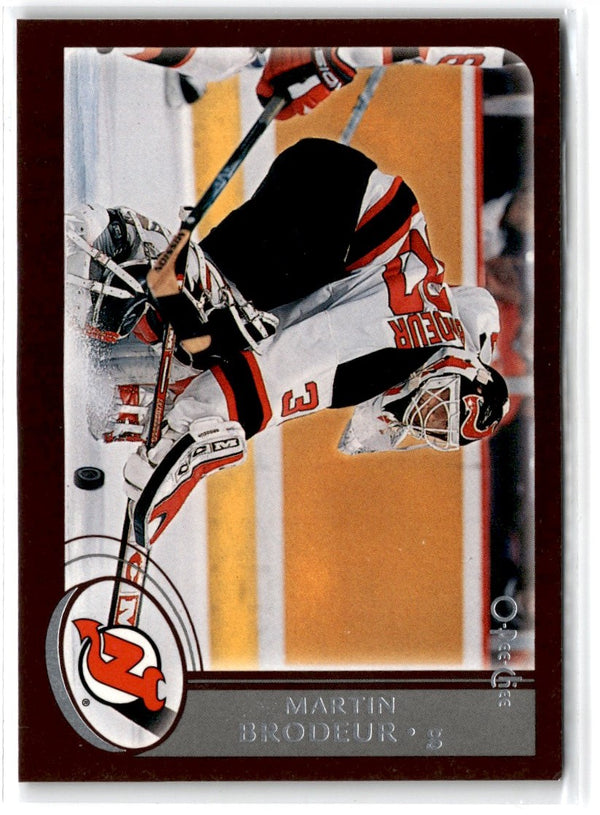 2002 Be a Player Memorabilia Stanley Cup Playoffs Martin Brodeur #SC-08