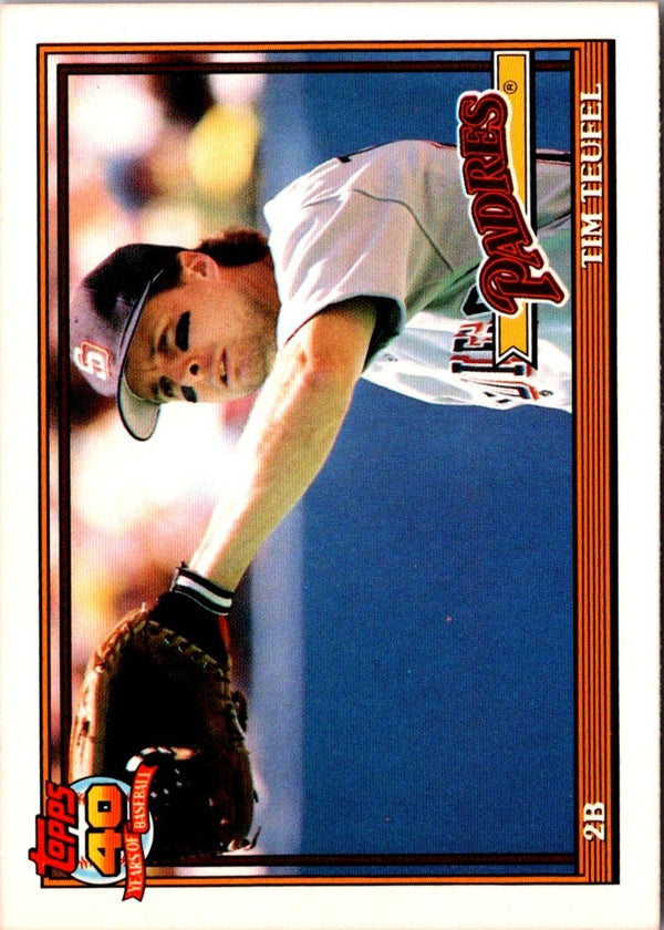 1991 Topps Traded Tim Teufel #120T