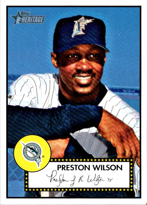 2001 Topps Heritage Preston Wilson #292