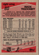 1989 Topps Rick Tocchet
