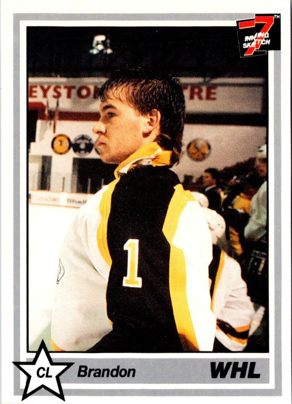 1990 7th Inning Sketch WHL Brandon Wheat Kings #334