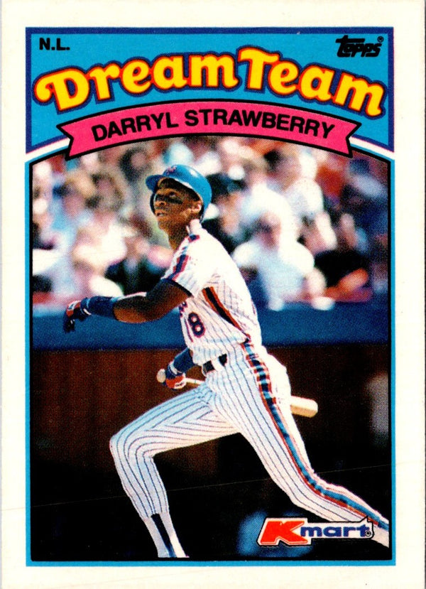 1989 Topps Kmart Dream Team Darryl Strawberry #28