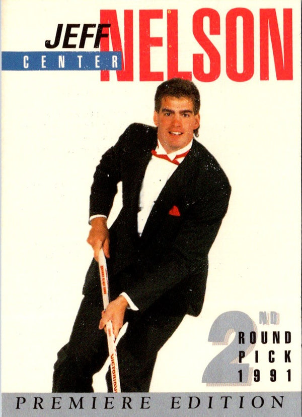 1991 Arena Draft Picks French Jeff Nelson #27