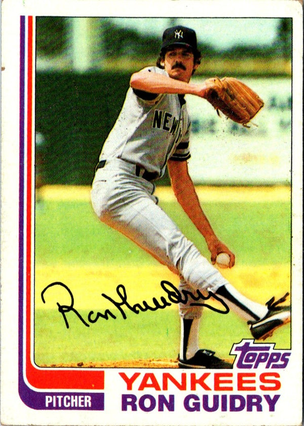 1981 Topps Ron Guidry #NNO