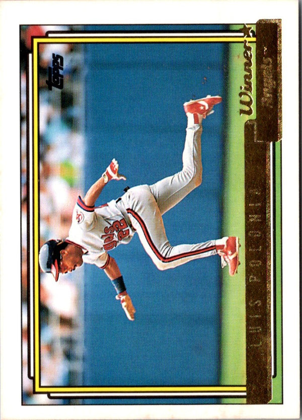 1992 Topps Gold Winners Luis Polonia #37