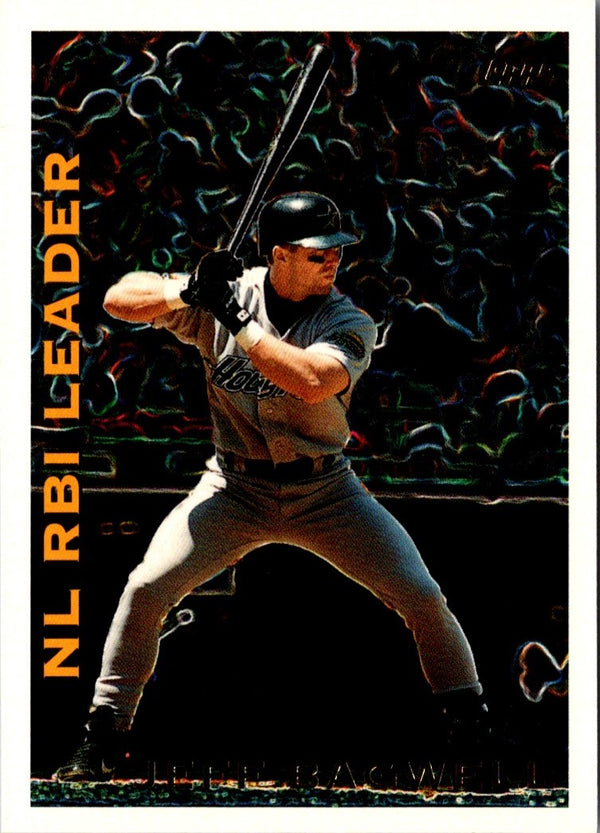 1995 Topps Total Bases (Finest) Jeff Bagwell #1