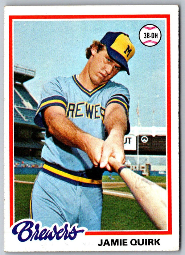 1978 Topps Jamie Quirk #95