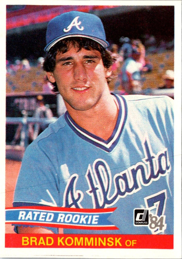 1984 Donruss Brad Komminsk #36 Rookie