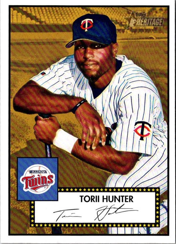 2001 Topps Heritage Torii Hunter #257