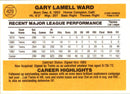 1983 Donruss Gary Ward