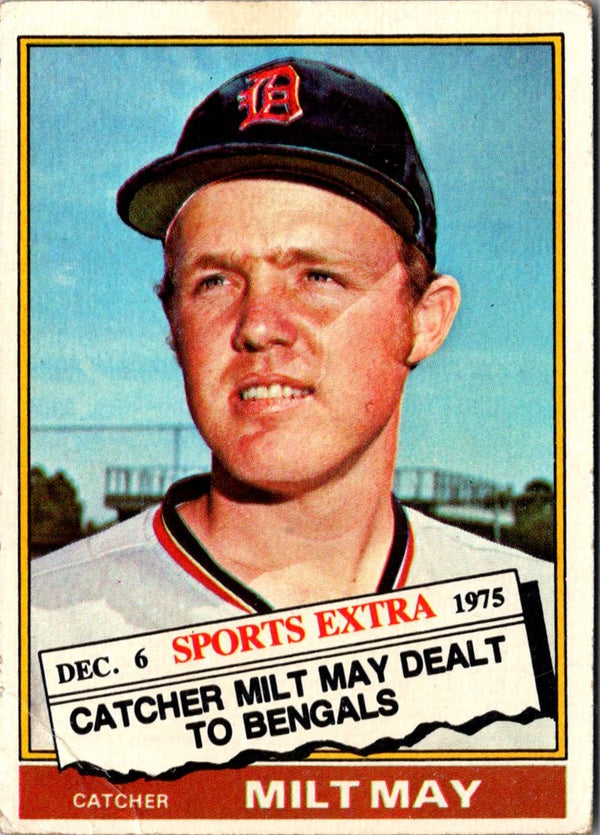 1976 Topps Traded Milt May #532T