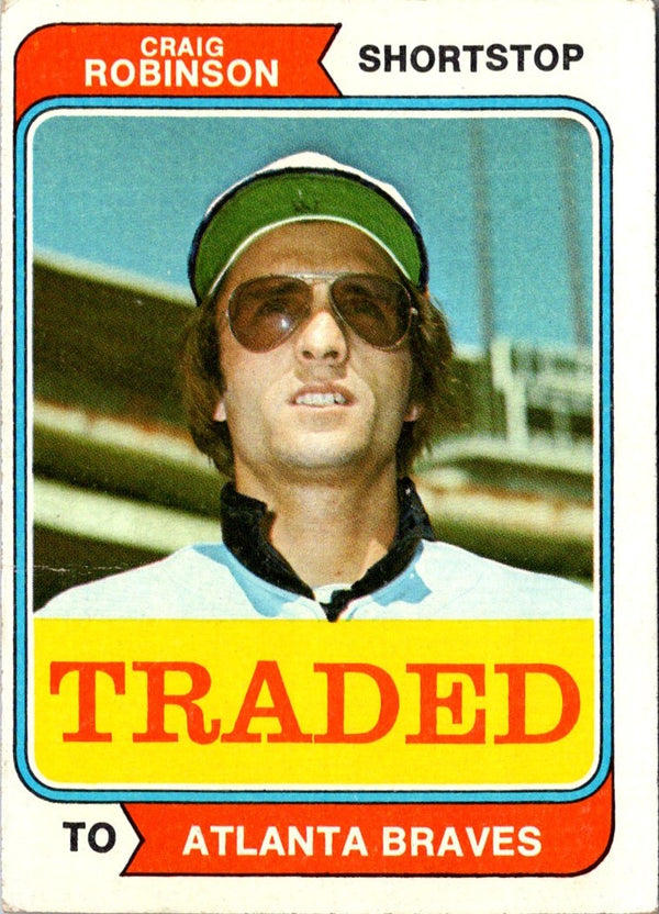 1974 Topps Traded Craig Robinson #23T