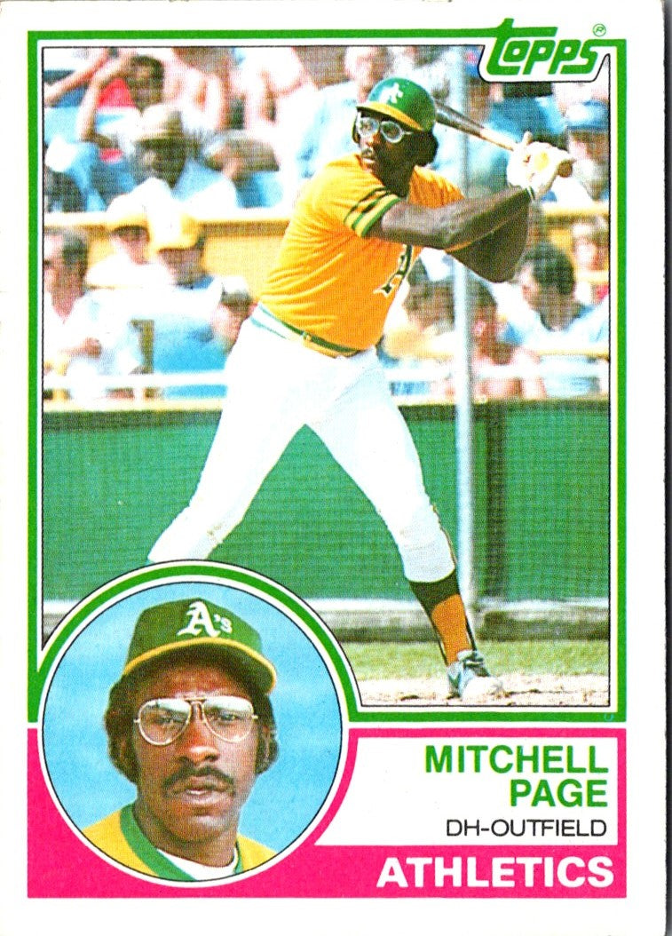 1983 Topps Mitchell Page