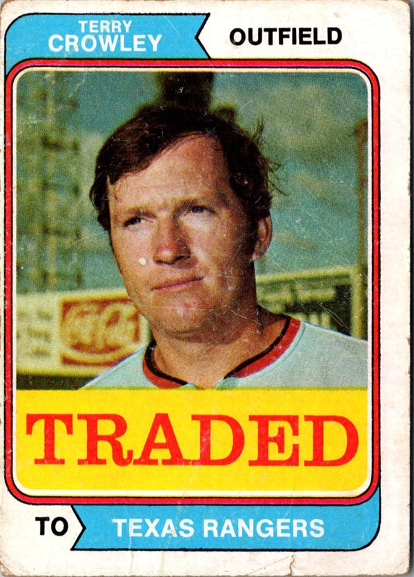 1974 Topps Traded Terry Crowley #648T