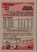 1989 Topps Petri Skriko