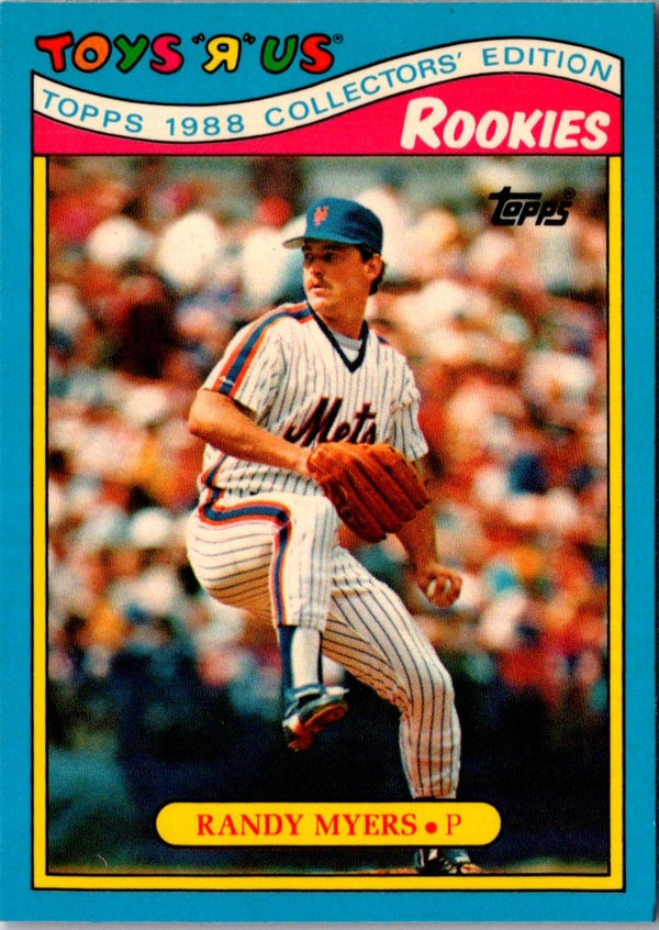 1988 Topps Toys'R'Us Rookies Randy Myers #21