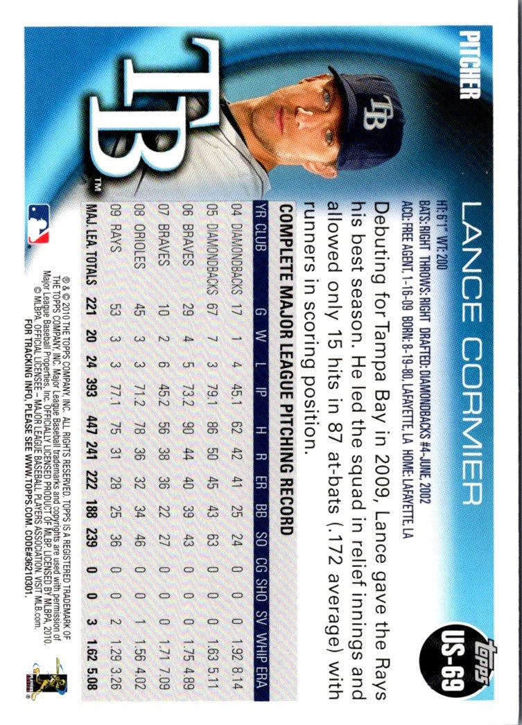 2010 Topps Update Lance Cormier