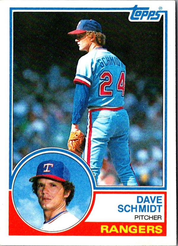 1983 Topps Dave Schmidt #116 EX