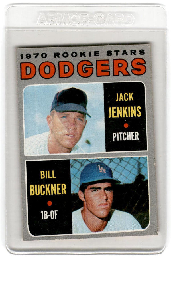 1970 Topps Dodgers Rookies - Jack Jenkins/Bill Buckner #286 VG-EX