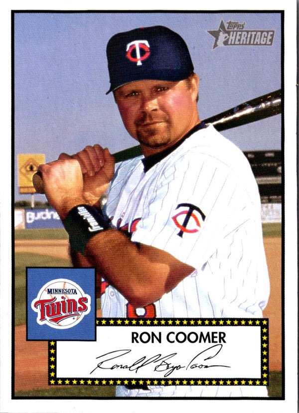 2001 Topps Heritage Ron Coomer #109